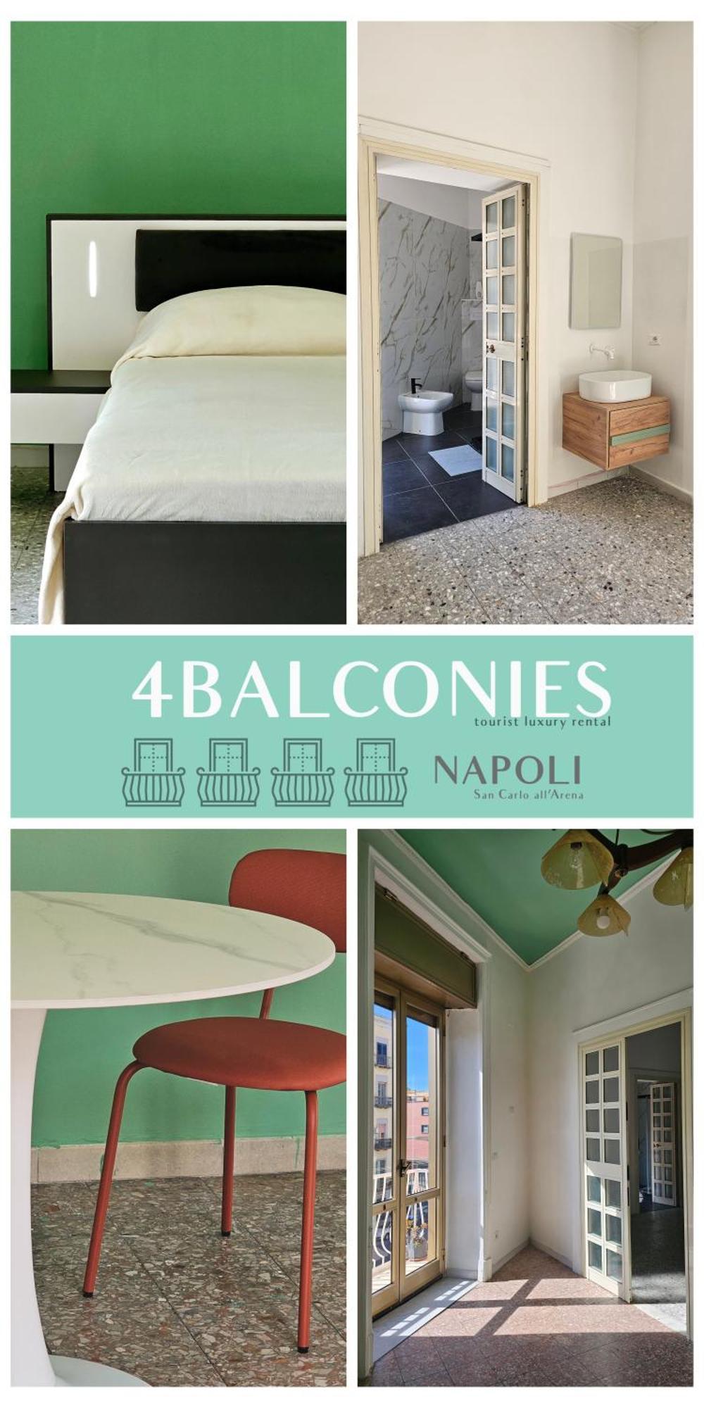 4 Balconies A Palazzo Fuga Appartement Naples